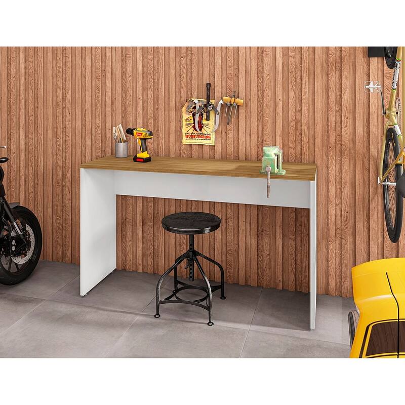 Manhattan Comfort Eiffel Garage Desk - White