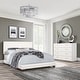 preview thumbnail 61 of 68, Gayle Nailhead Trim Faux Leather Upholstered Bed, by Hillsdale White - King