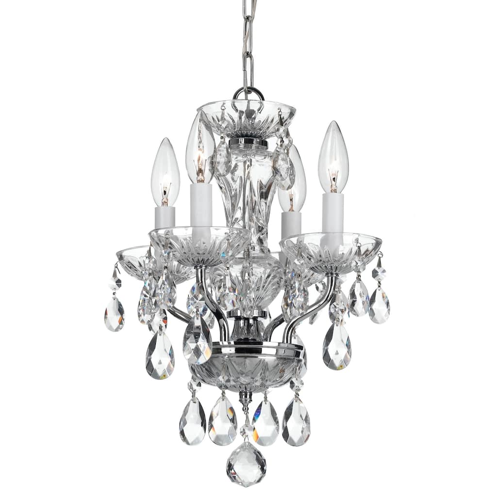 Crystorama Lighting Group Traditional Crystal 4 Light 11" Wide