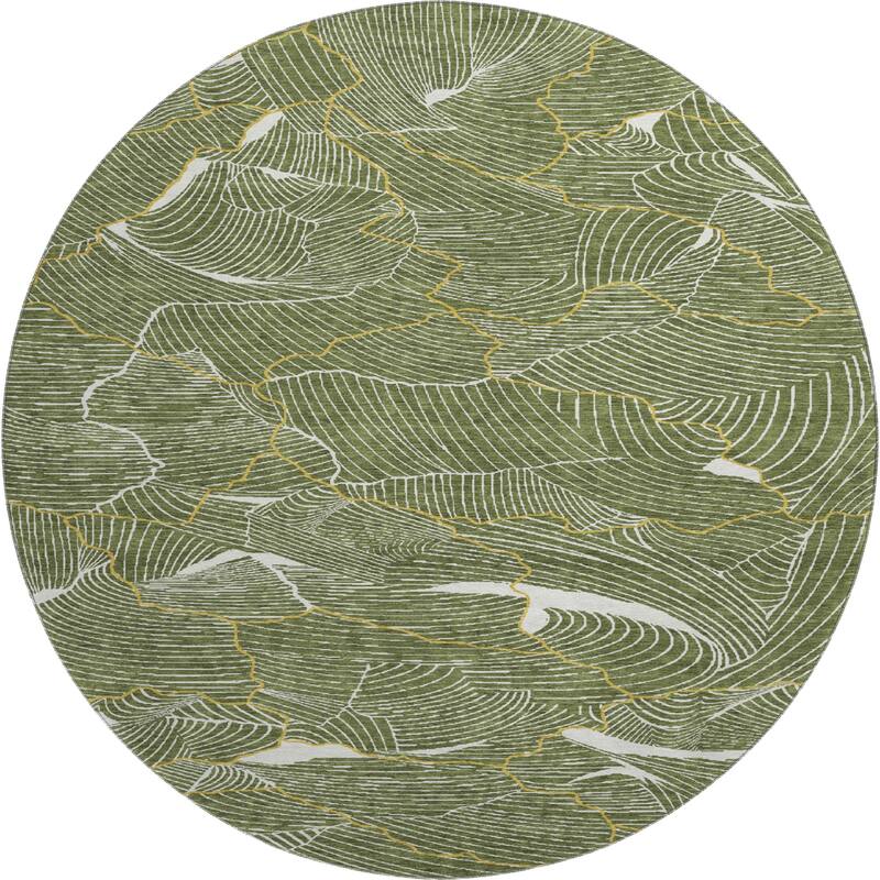 Premium Washable Super Soft Contemporary Puzzle Mayfield Rug