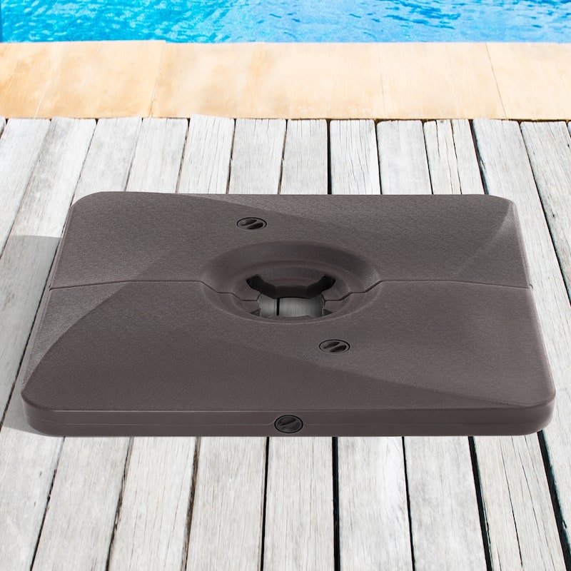 BONOSUKI 320LBs Heavy Duty Cantilever Patio Umbrella Base