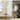 Tempered Glass Living Room Coffee Table Set with Double Brushed Gold Pedestal