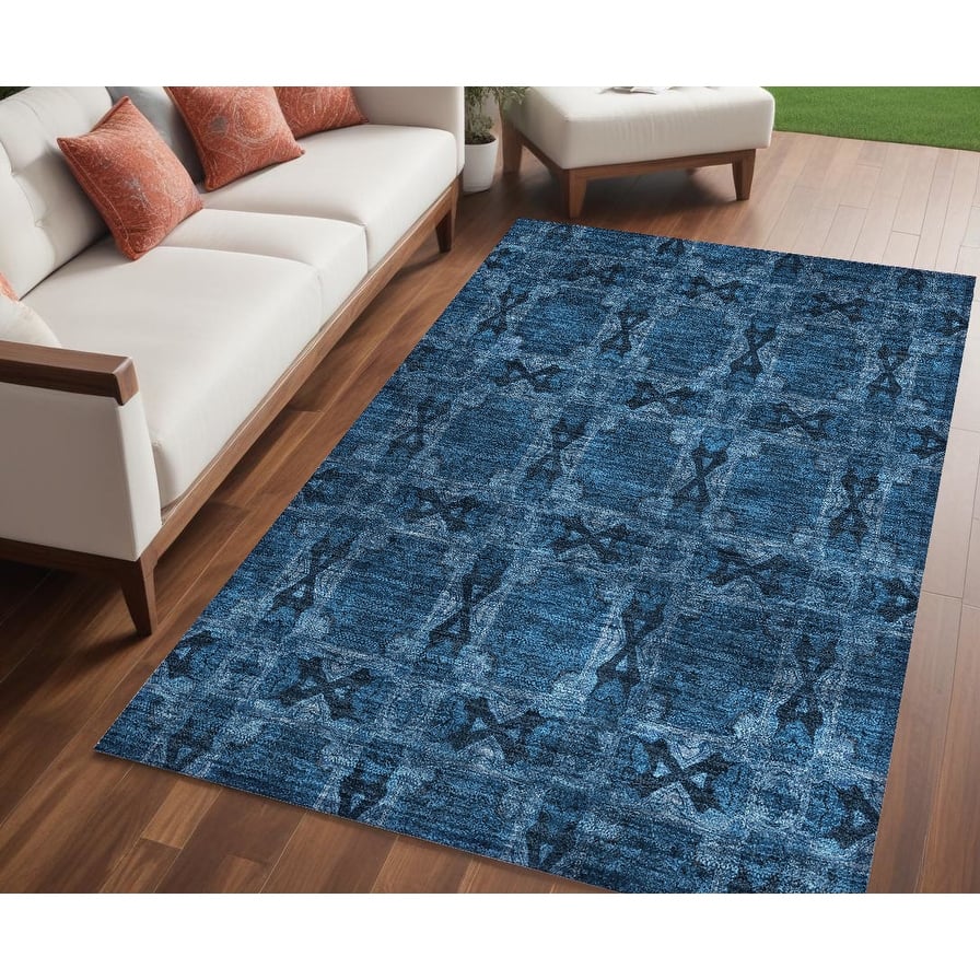 Almix Lush Floral Weather Resistant Versatile Elegance Outdoor Rug