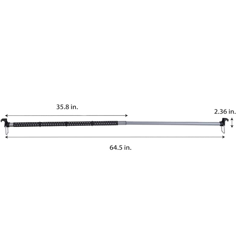 Gforce 2 Pack Heavy Duty Expandable Hanging Clothing Car Bar