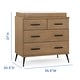 preview thumbnail 7 of 12, Sloane 4 Drawer Dresser with Changing Top and Interlocking Drawers - N/A