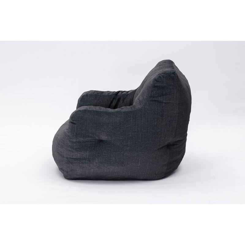 Modern & Elegant Bean Bag Chair | High Resilience Foam | Teddy Fabric or Cotton Linen | Versatile Lounge Seating
