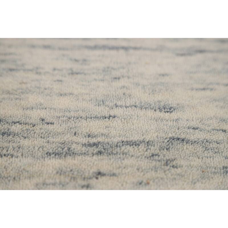 Tribal Gabbeh Oriental Area Rug Beige Handmade Wool Carpet - 4'0" x 5'10"