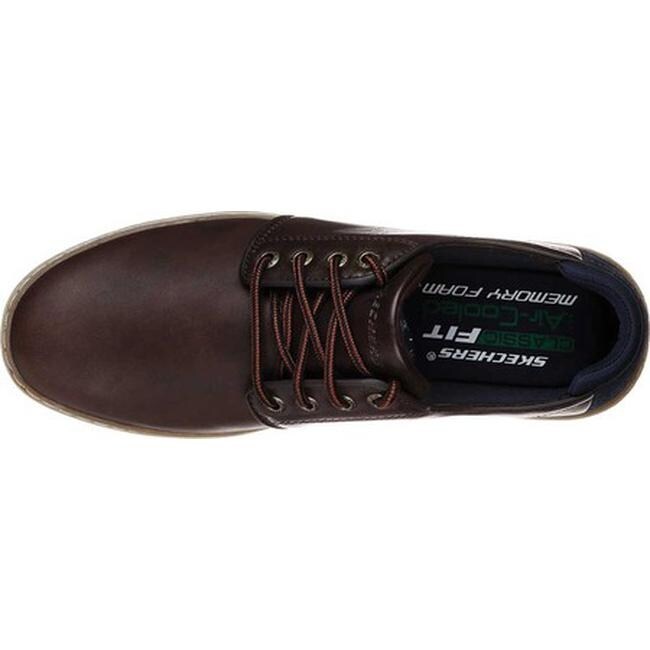 skechers brown lanson trainers
