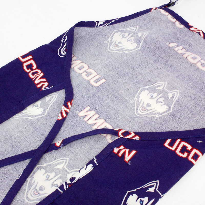 Connecticut Huskies Tailgating or Grilling Apron With 9" Pocket, Fully Adjustable