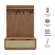 preview thumbnail 12 of 16, Soma Fluted 3-in-1 Hall Tree With Storage Bench and Coat Rack