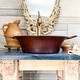 preview thumbnail 6 of 11, Copernicus 21" Vessel Bathroom Sink in Copper