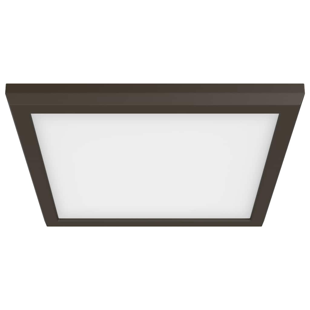 Blink Pro 13W 9in LED Fixture CCT Selectable Square Shape Bronze Finish 120V