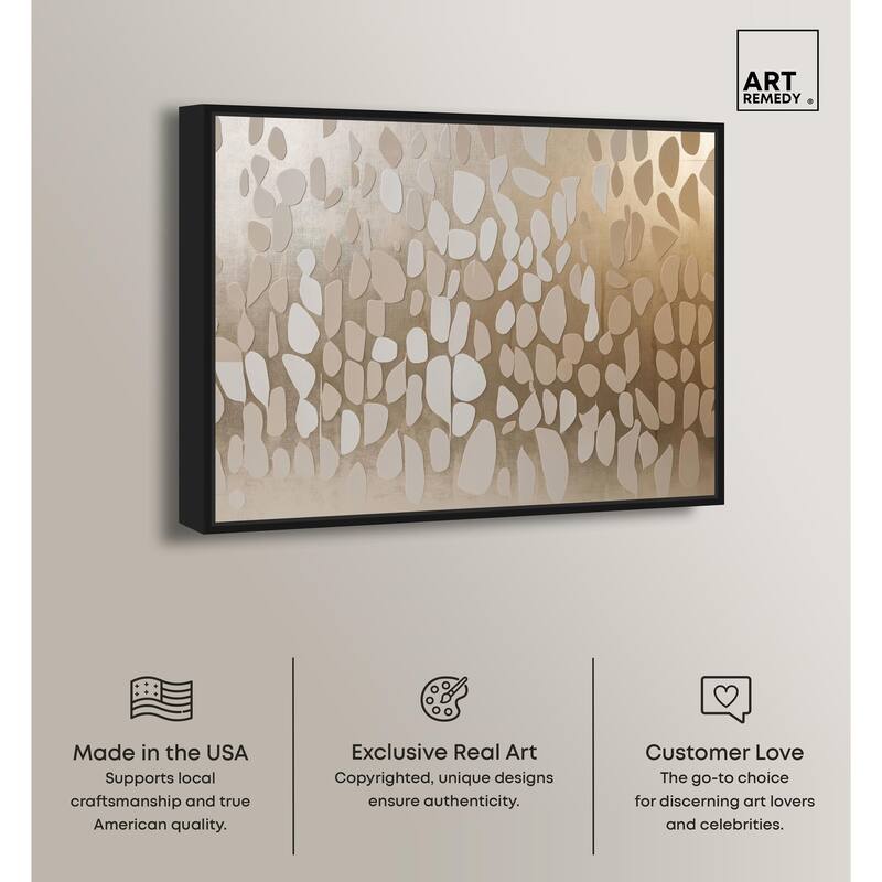 Glimmering Cascade Canvas by Art Remedy