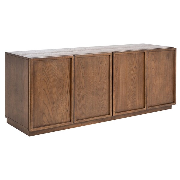 SAFAVIEH Couture Zeus 4 Door Wood Media Stand - Bed Bath & Beyond