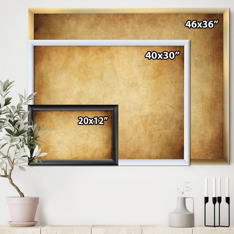 Designart "Dogwood in Spring Neutral" Farmhouse Framed Art Print