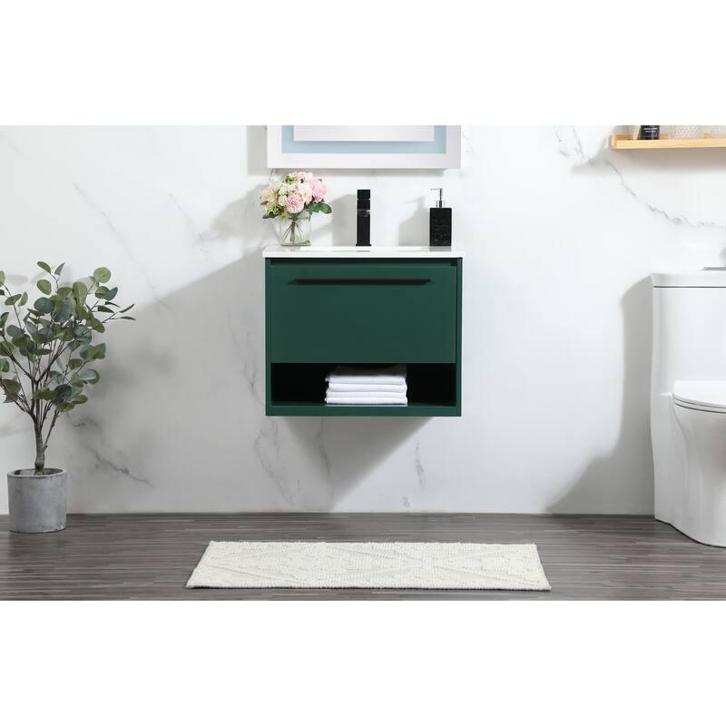 Brush 24 - 30 Inch Single Bathroom Vanity