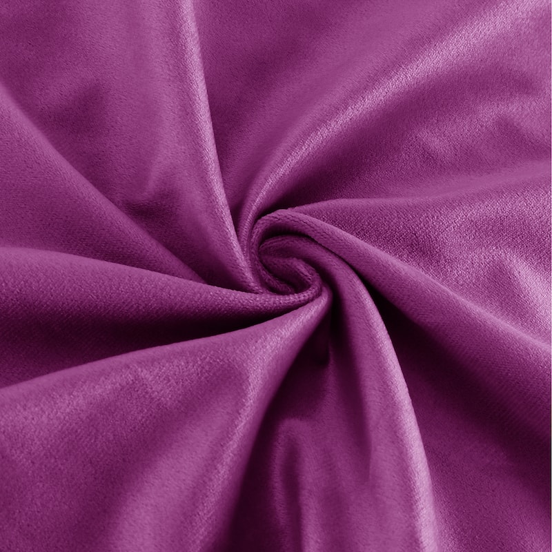 Empyrean Solid Microfiber Soft Velvet Throw Pillow Cover (Set of 4)