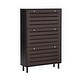 Adjustable Panel Shoe Rack, Slits Design Panels Slim Shoe Cabinet with ...