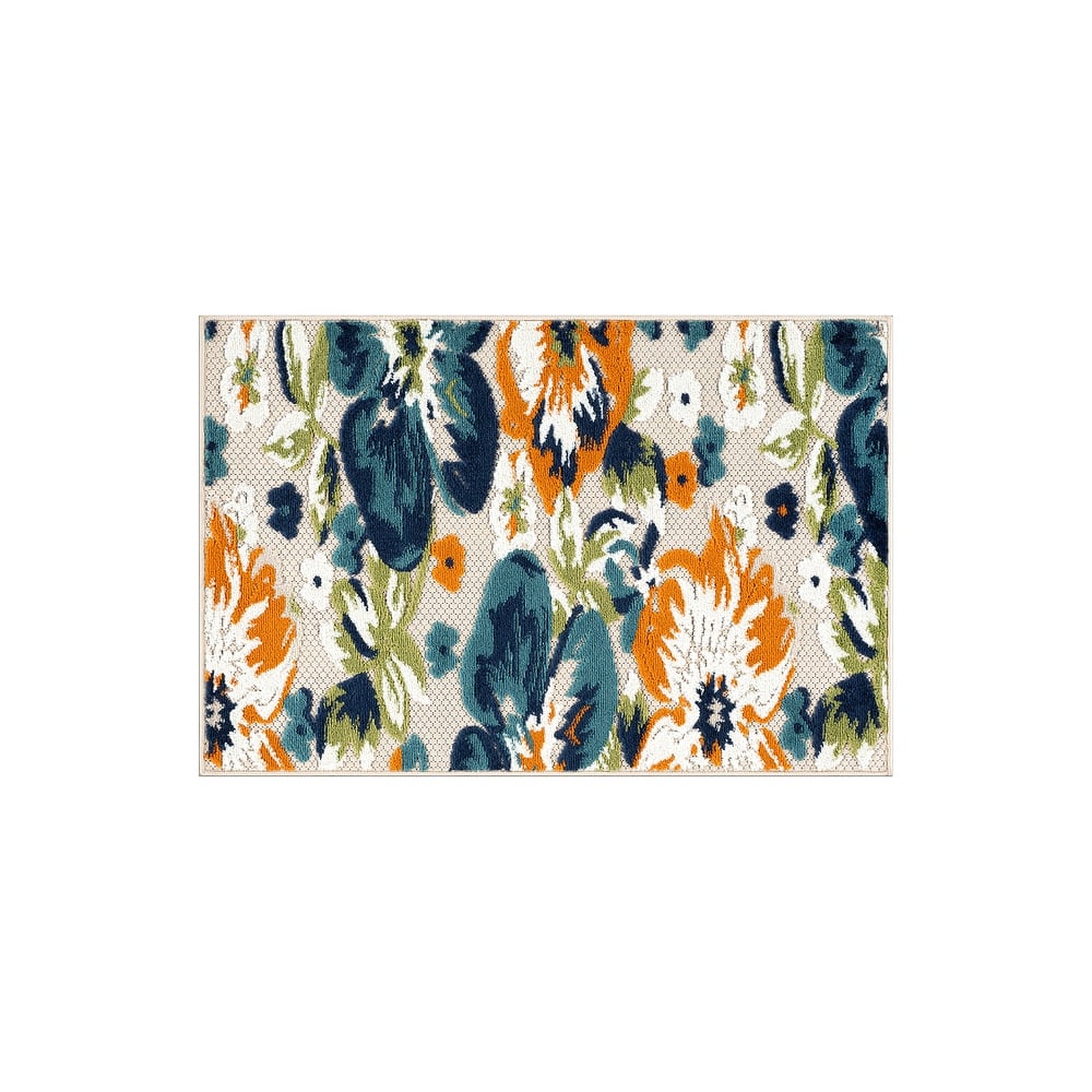 Bergamo Contemporary Floral Indoor/Outdoor Area Rug