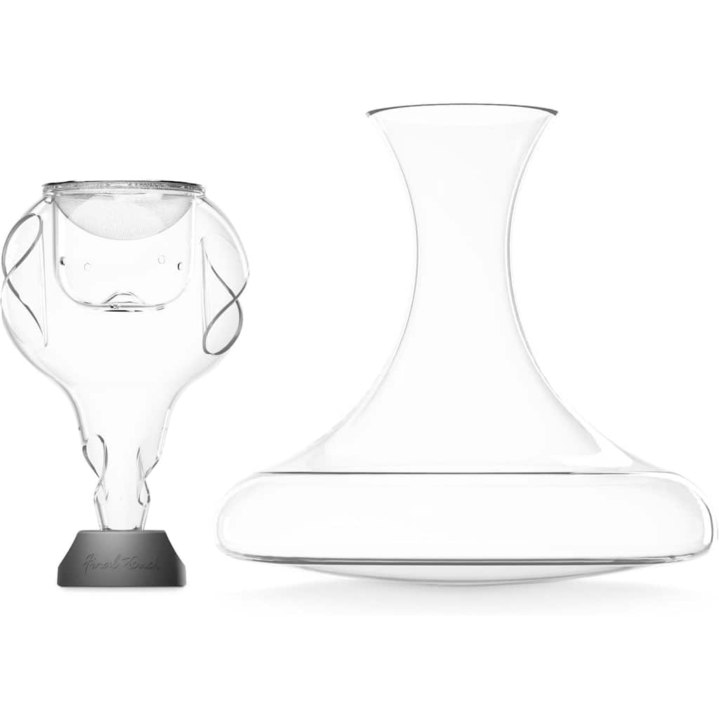 Final Touch Glass Conundrum Wine Aerator and Revolving Decanter Set - 25.4 oz