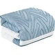 Piece Comforter Set Light Blue Geometric Chevron Soft Bedding Bed Bath Beyond