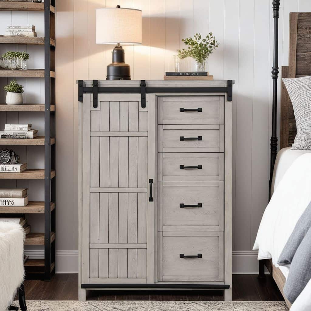 Bridgevine Home Alexandria Chest, Mountain Mist Finish