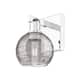 Option Polished Chrome / Light Smoke Deco Swirl