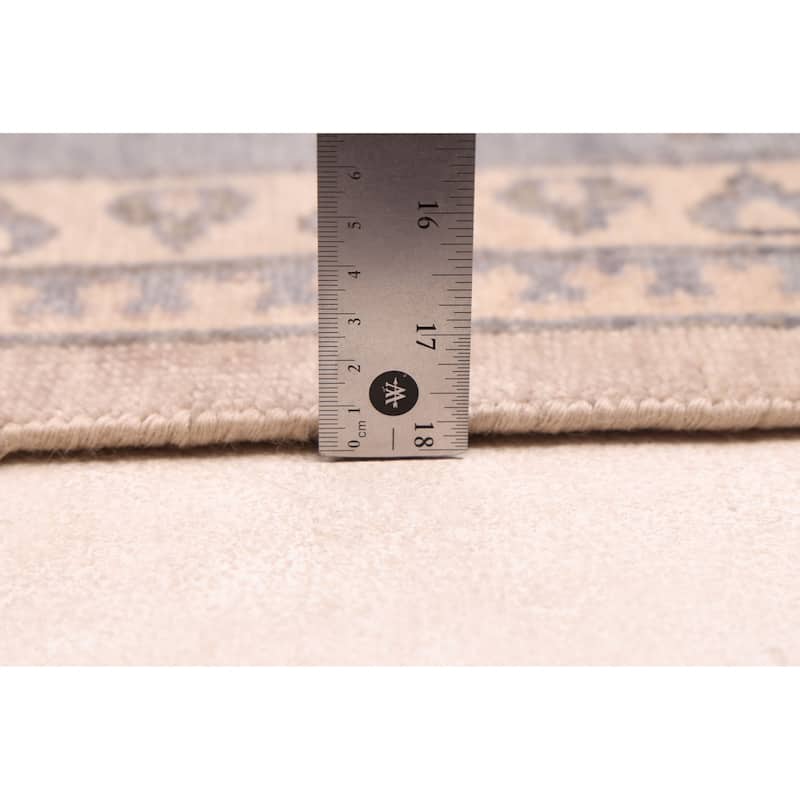 ECARPETGALLERY Hand-knotted Jamshidpour Taupe Wool Rug - 7'11 x 9'10