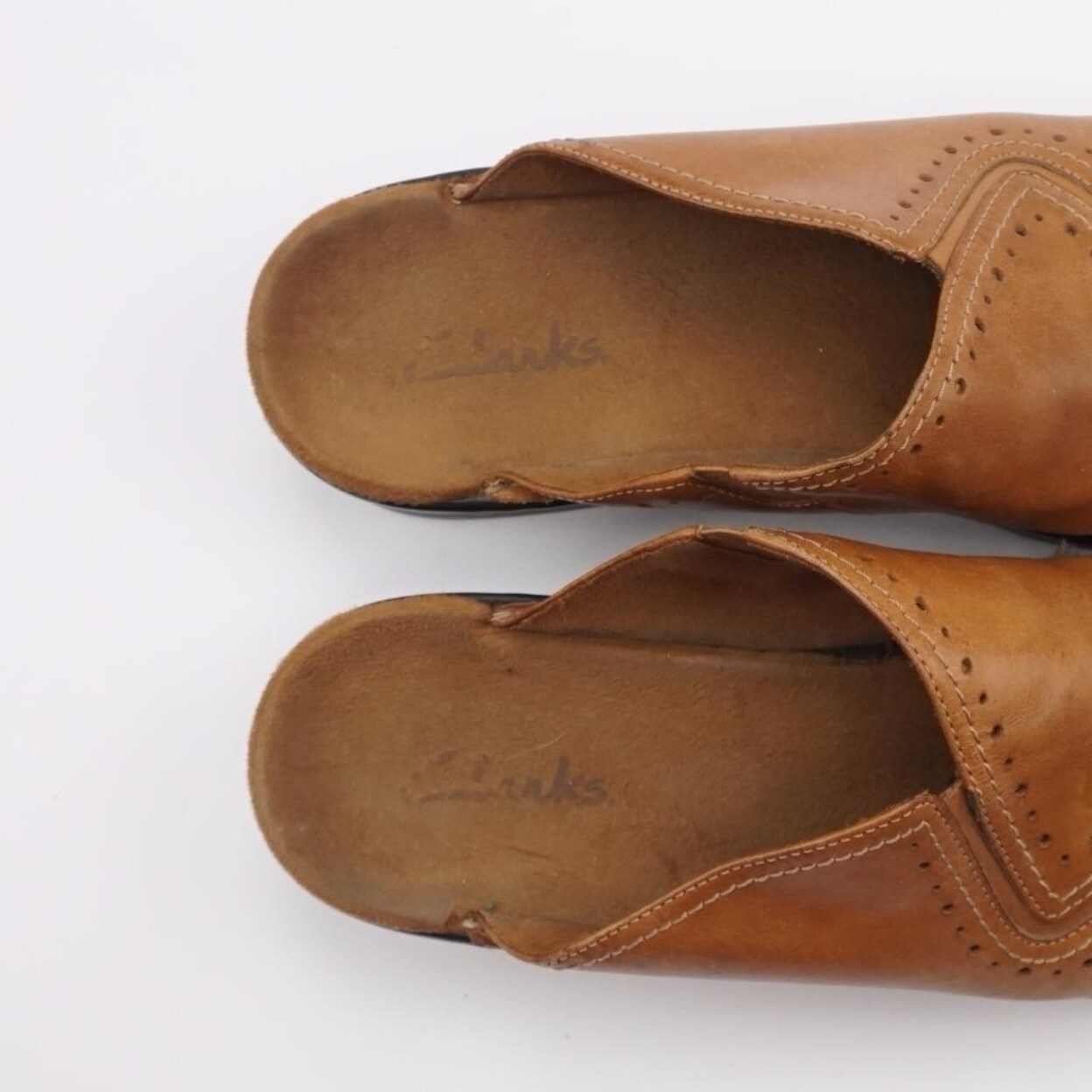 clarks wedge mules