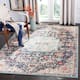 SAFAVIEH Madison Sabire Boho Medallion Distressed Rug - 2'2" x 4' - Black/Teal