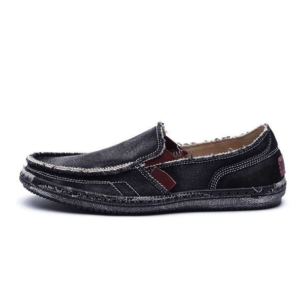 mens cloth loafers