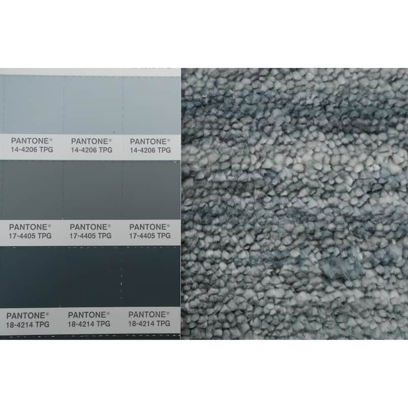 Hand Knotted Oriental Viscose Silk Carpet Tribal Animal Pictorial Greys & Charcoal Gabbeh Area Rug - 11' 8'' X 8' 7''
