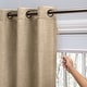 preview thumbnail 2 of 30, Porch & Den Peete Grass Cloth Grommet Patio Panel - 110 x 84