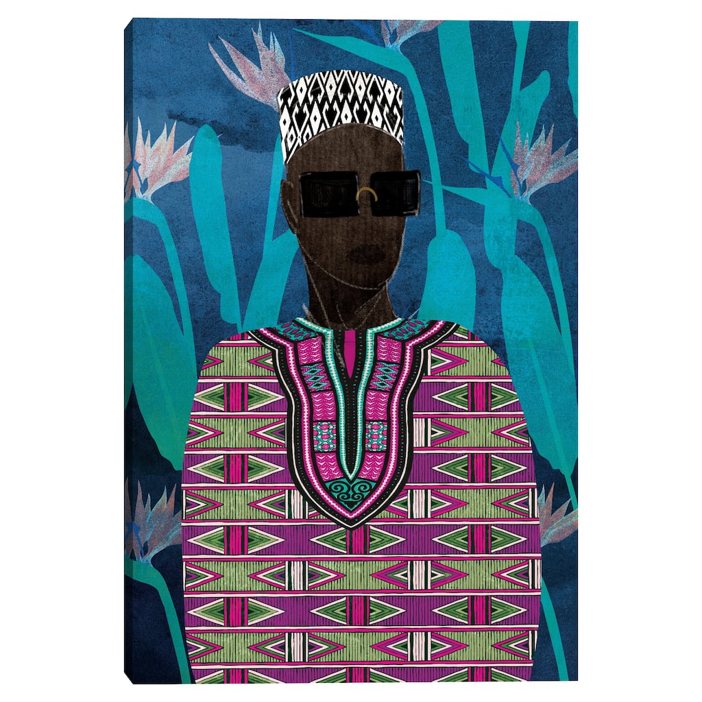 Afro Pop King by Studio Arts Canvas Art Print