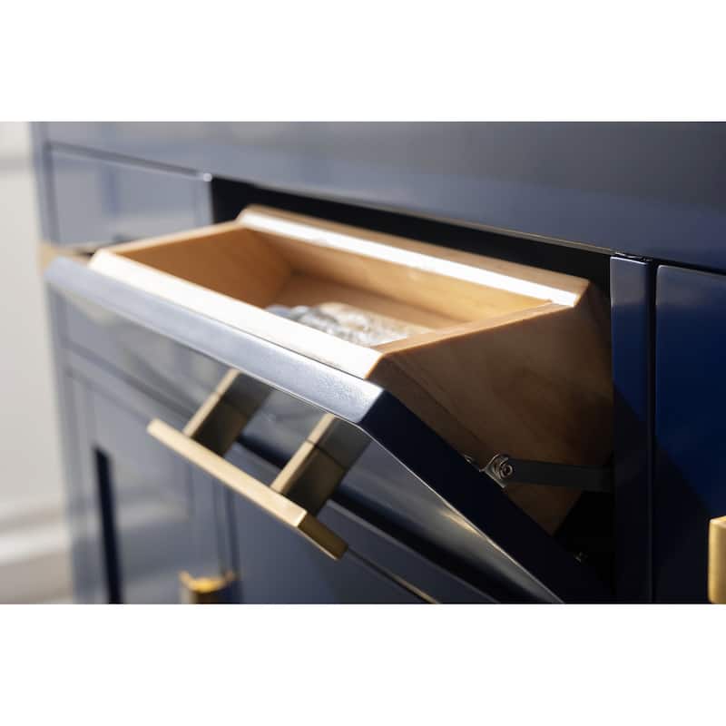 Valentino 42" Single Vanity in Blue