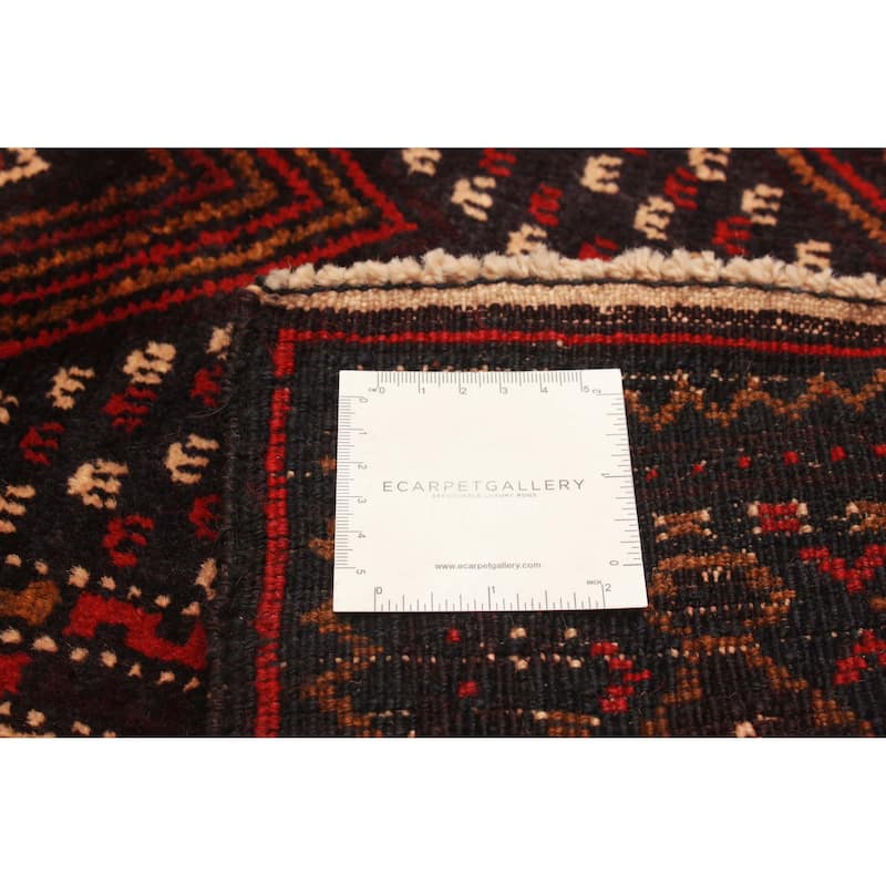 Teimani Burgundy Rug 2'10" x 5'2" - 2'10 x 5'2