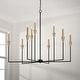 preview thumbnail 4 of 4, Avant 9-Light Chandelier - 41.75"W x 35.25"H