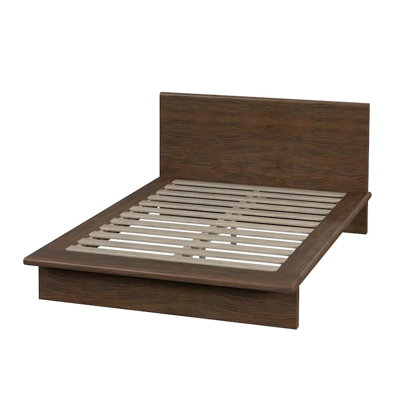 Halmstad Wood Platform Bed