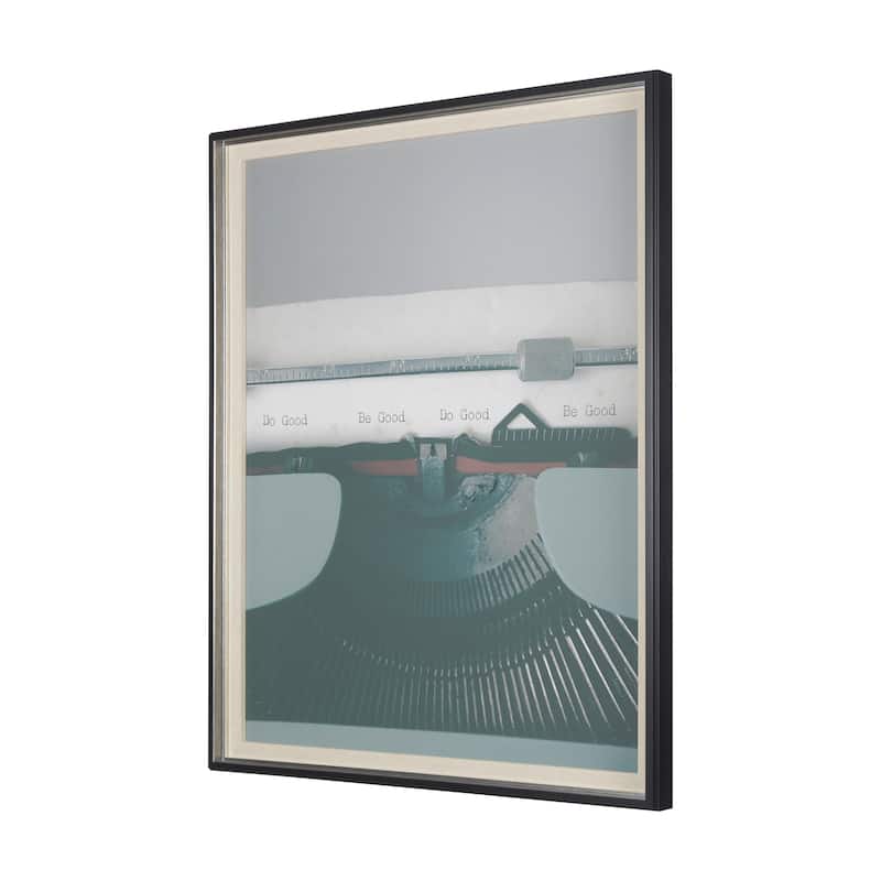 Typewriter Notes Good Framed Art Print