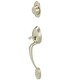preview thumbnail 1 of 7, Schlage Plymouth Right Hand Double Cylinder Handleset with Accent Satin Nickel