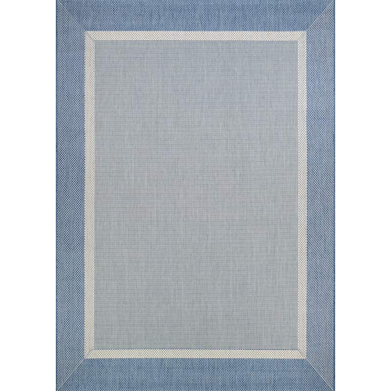 Dream Decor Rugs Pergola Channel Indoor Outdoor Area Rug - 2' x 3'7" - Blue