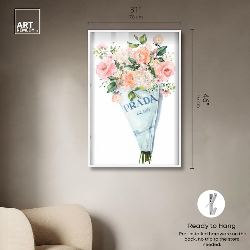 A World of Flowers Shadowbox by Art Remedy
