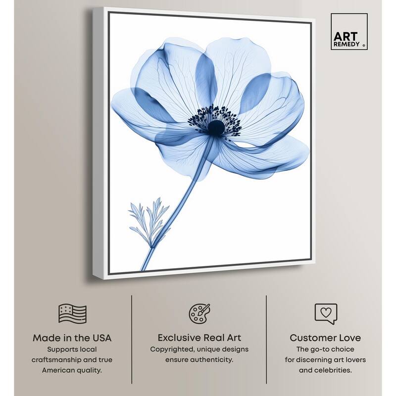 Floral Radiograph Canvas by Art Remedy