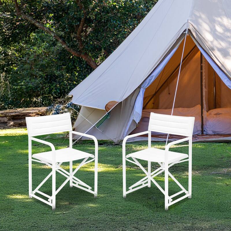 Aoodor Outdoor 4 PCS Folding Chair, Portable Lawn Chairs