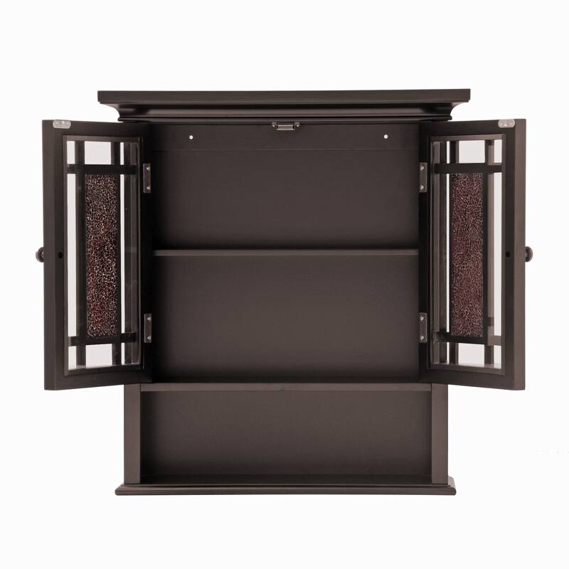 Teamson Home Windsor Two-Door Removable Wall Cabinet - 7"L x 22"W x 24"H