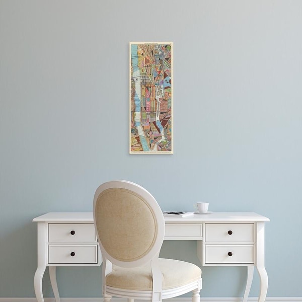 Easy Art Prints Nikki Galapon's 'Modern Map of New York III' Premium Canvas Art