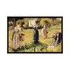 preview thumbnail 5 of 13, iCanvas "Study Of Washers At Eragny, c.1901" by Camille Pissarro Framed Charcoal - 18x26