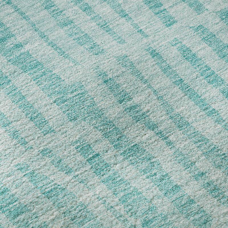 Premium Washable Super Soft Stripe Geo Mayfield Rug