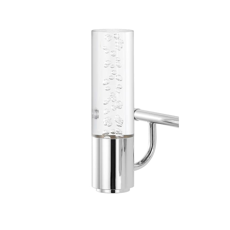 Alain Minimalist Modern Bubble Acrylic/Iron Integrated LED Vanity Light, by JONATHAN Y