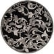 preview thumbnail 19 of 63, SAFAVIEH Amherst Orpha Modern Rug 9' Round - Anthracite/Light Grey - Round